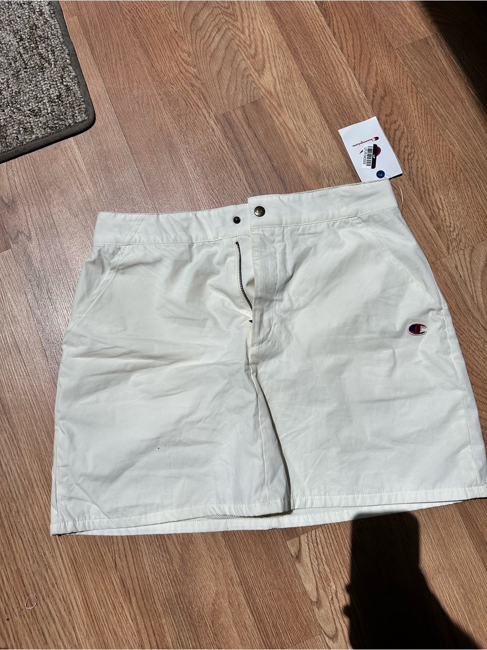 Champion white twill mini skirt (NEW WITH TAGS) - Size M